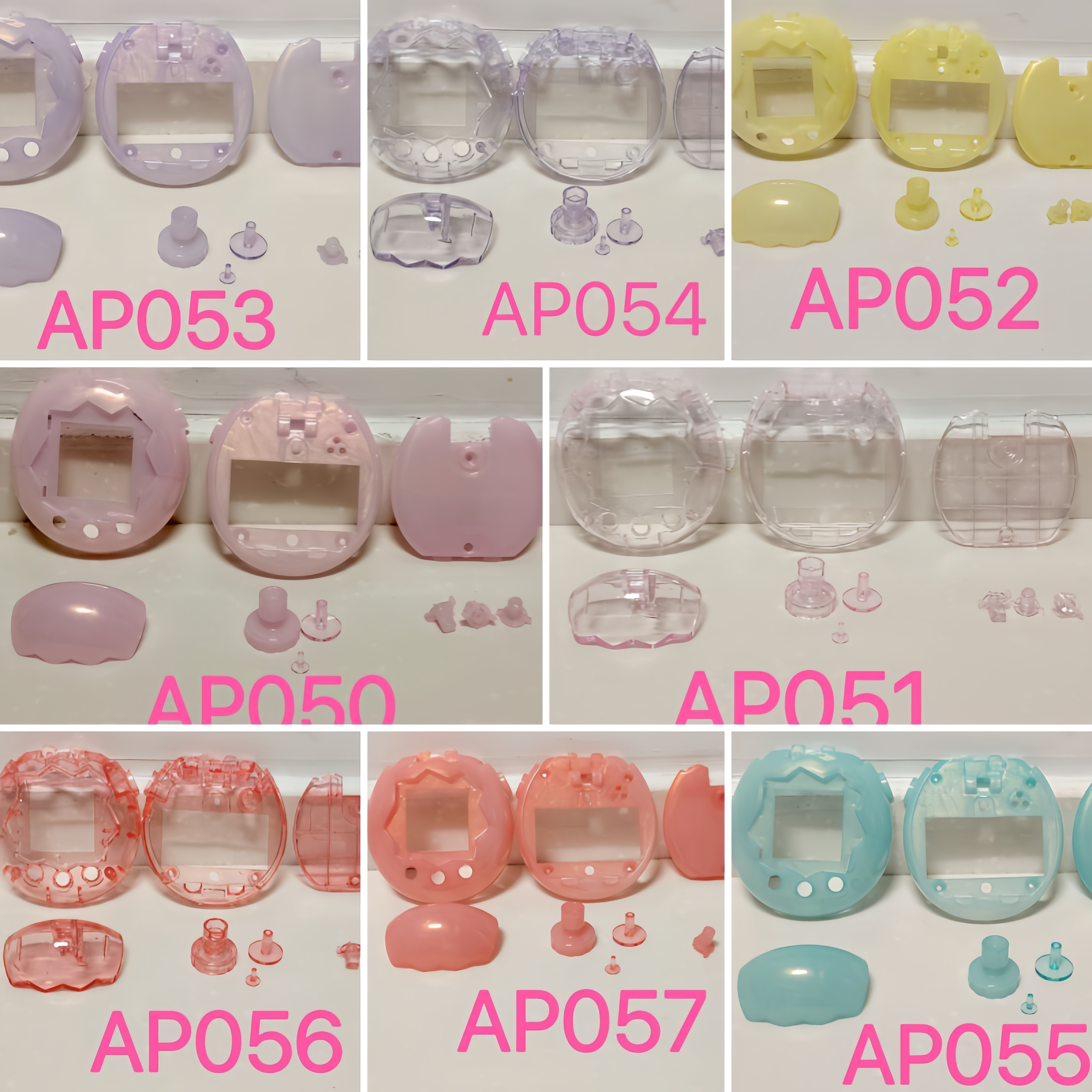 New Color Bandai Tamagotchi  Happy Park Paradise Set Replacement Shell Protective Shell Collection