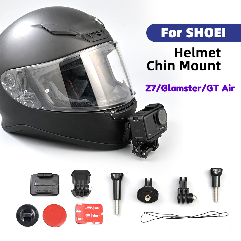 Support de caméra pour casque SHOEI Z7/GLAMSTER/GT Air1, support de caméra personnalisé en aluminium pour GoPro, accessoires de moto