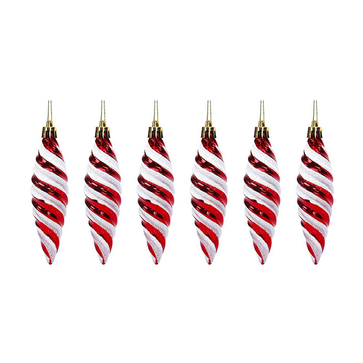 A71p decoração de árvore de natal vermelha pingente acessórios casamento pingente de decoração de janela de ano novo, frutas de ponta longa