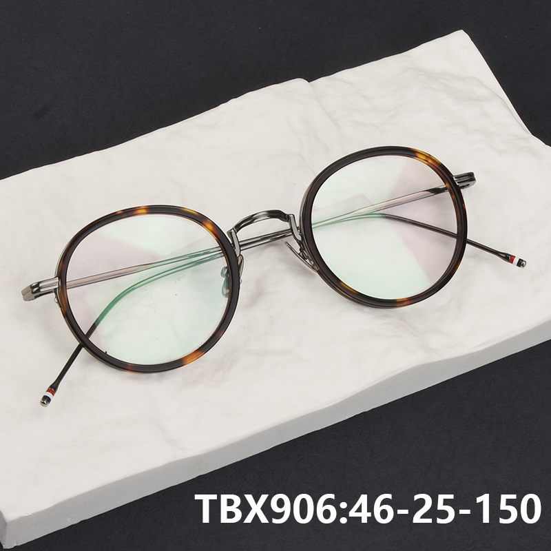 2026 Uomini Vintage TBX906 Occhiali Rotondi Telaio Moda Titanio Ultraleggero Occhiali da vista da donna Brand Design Occhiali di alta qualità Nuovo