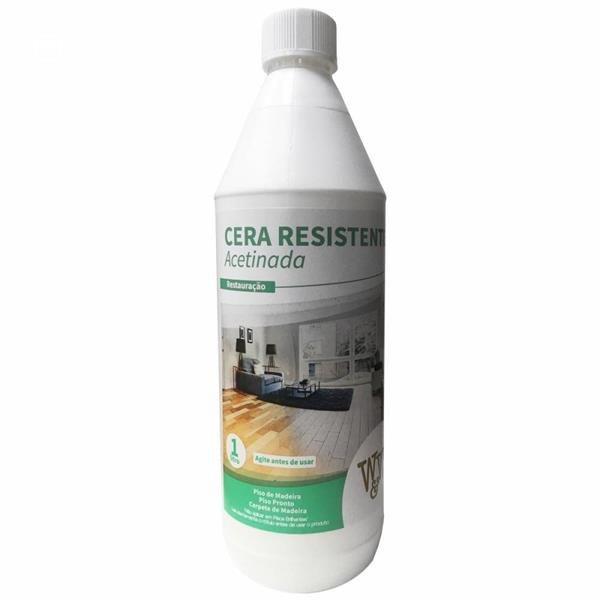 Cera resistente madeira acetinada W&W 1L