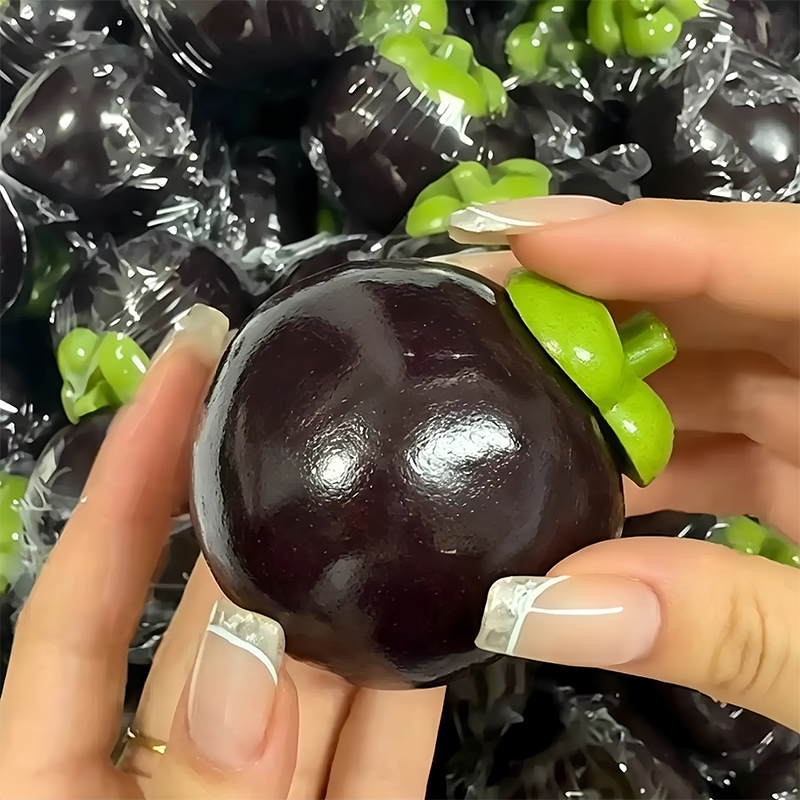 Creatieve Mangosteen Squishy Fidget Toy Bouwsteen Vulling Geen Terugvering Knijp Speelgoed ASMR Sensorische Anti-Stress Speelgoed voor Volwassenen