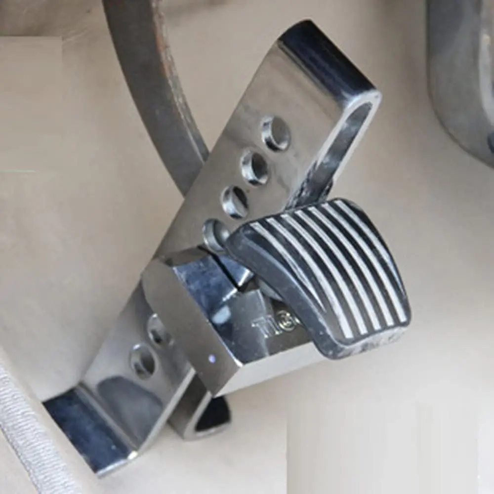 Blocco frizione per auto Blocco pedale freno per auto in acciaio inossidabile Protezione di sicurezza Strumento di sicurezza Blocco pedale acceleratore freno nascosto per automobile