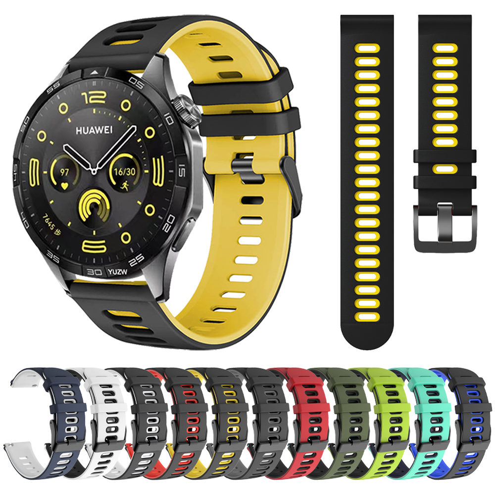 22 20mm cinturino in silicone per HUAWEI WATCH GT 4 Pro 46mm Band GT 3 2 42mm HONOR Magic Watch 4 GS 3 Pro ES cinturino di ricambio