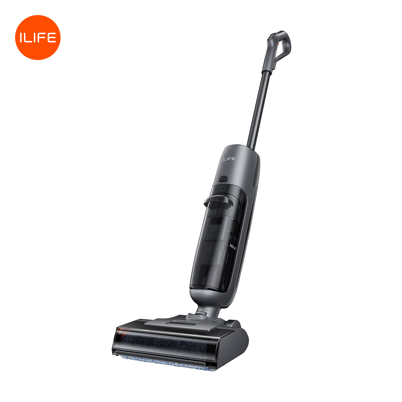 ILIFE W90 Pro Draadloze Stofzuiger Mop Nat & Droog, 7000Pa Zuigkracht, Zelfreinigend met één druk op de knop, Vloerreiniger, LED Display, Grote Dubbele Watertank, Geüpgradede W90