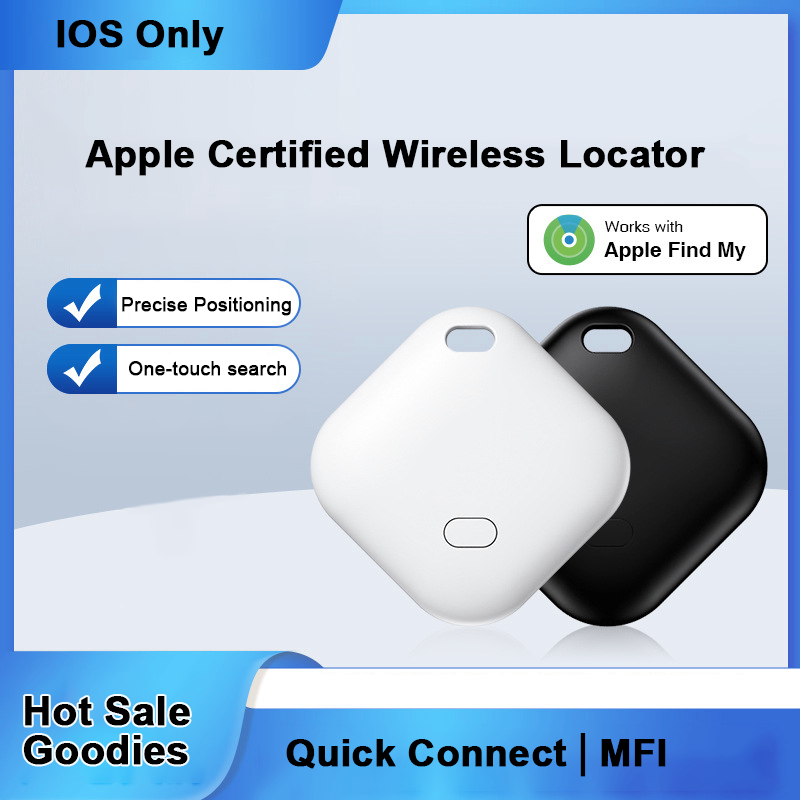 Mini-GPS-Tracker, Smart Tag, kompatibel mit iOS Find My APP Global Locator, Anti-Verlust-Finder für Auto, Haustierschlüssel, Geldbörse, Koffer, iTag