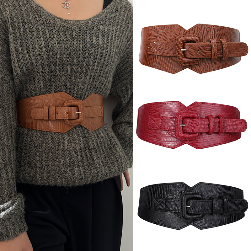 El cinturón ancho de cuero con corsé es el accesorio perfecto/Cinturón de cuero para mujer/Cinturón ancho/Regalo para novia