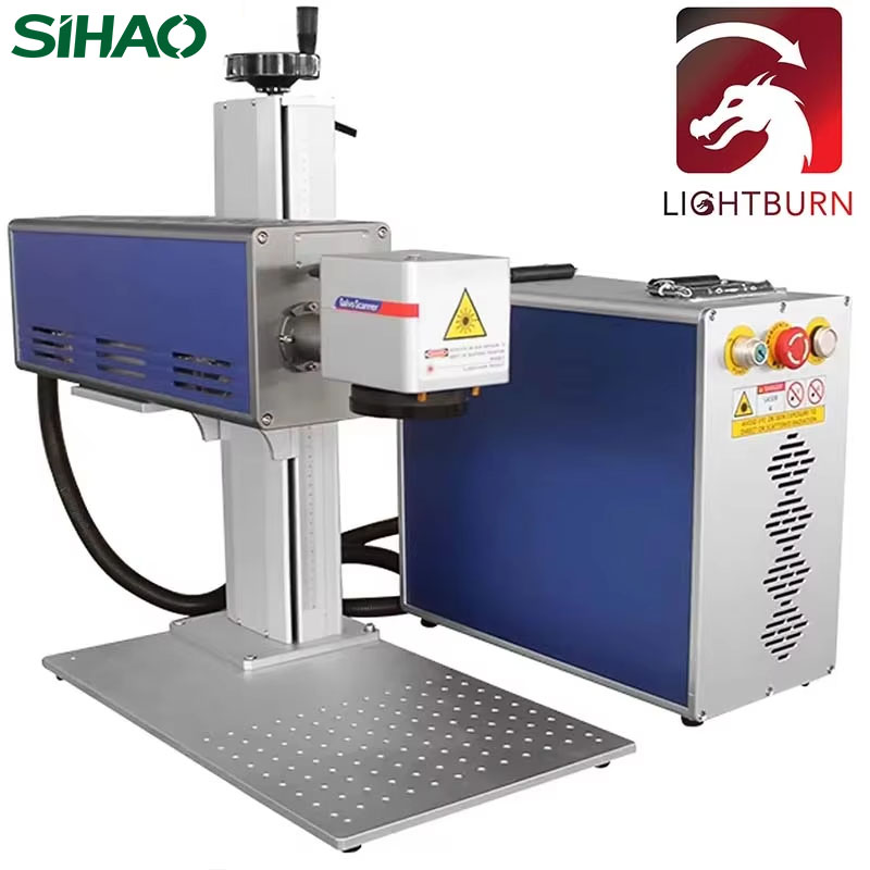 Máquina de marcação a laser SIHAO 20-50W Máquina de gravação a laser de fibra Metal Corte de aço inoxidável Anel de ouro e prata Gravador a laser