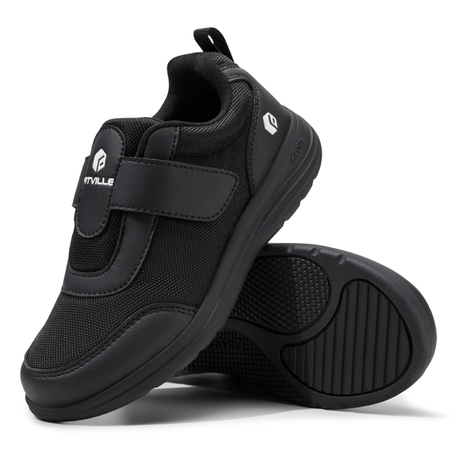 Fitville-Sapatos femininos para diabéticos, sapatos de caminhada, casual, respirável, idosos, pés inchados, alívio das dores nos pés, neuropatia, caminhada