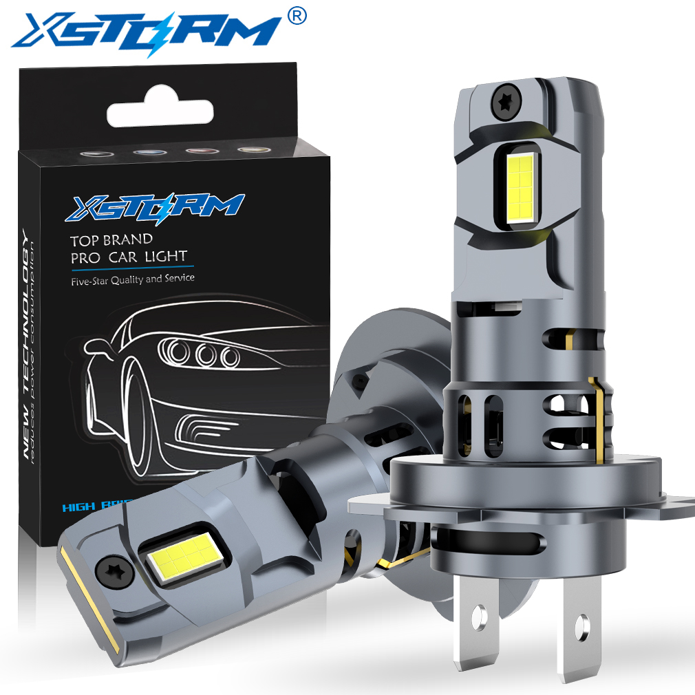 XSTORM H7 Lampadina per fari a LED Mini Wireless 60W 20000LM 6500K CSP per fari per auto Lampade a diodi automatici H7 Turbo Led 12V Automobile