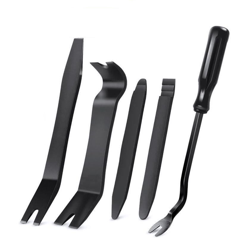 Kit de herramientas de extracción de molduras automáticas de 5 uds, kit de herramientas de palanca de plástico sin arañazos, juego de extracción de sujetadores de Clip de Panel de puerta Interior para vehículo