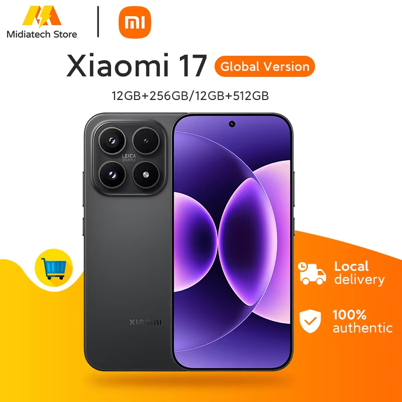 Versione Globale Xiaomi 17 Snapdragon 8 Elite Gen 5 Smartphone Display OLED 6.3" Fotocamera Leica 50MP Batteria 6330mAh 100W Cellulare