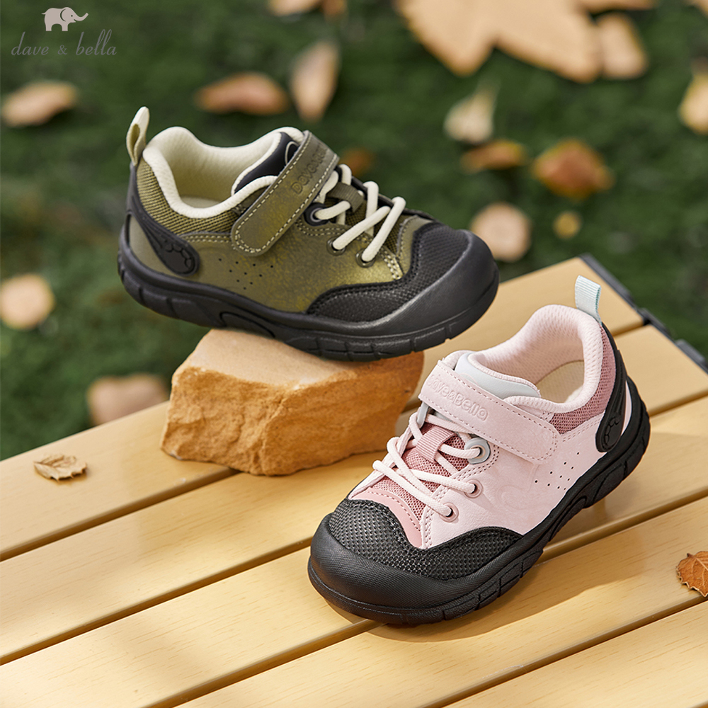 Dave Bella Dziecięce Jesienne Wiosenne Sneakersy Chłopcy Dziewczęta Szkolne Buty Codzienne Oddychające Buty do Biegania Antypoślizgowe Buty Dziecięce DB3253219