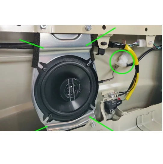 Kit braket Speaker belakang 5 inci, dengan Harness kawat untuk Suzuki 3 pintu, jimny JB64 JB74 2019 2020 2021 2022 2023 2024, Aksesori