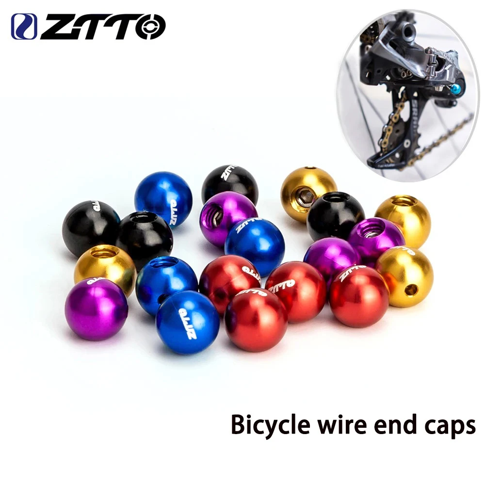 ZTTO MTB Road Bike Brake Cable Cap Wire End Caps Brake Shifter Cable Tips Crimps Bicycle Brake Wire End Caps