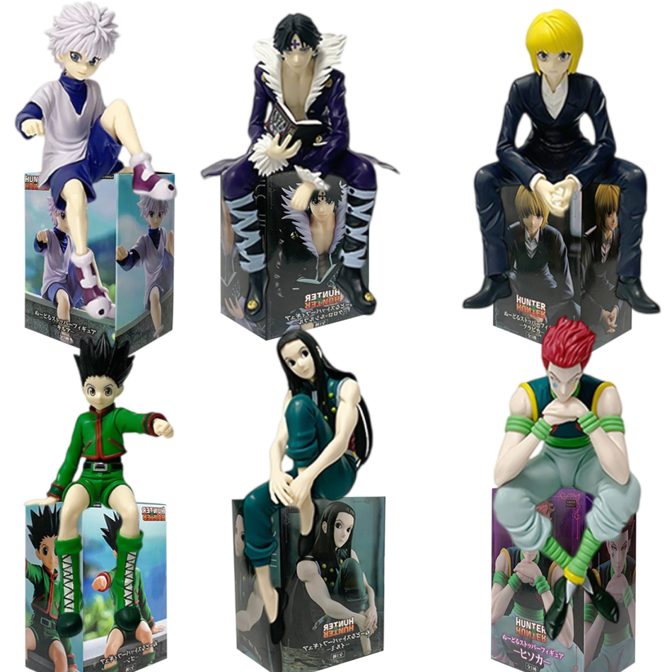 Hunter X Hunter – figurines d'action Anime 11-14cm, Gon Freecss Alluka Zoldyck Chrollo Lucilfer Kurapika, modèle poupée en PVC, cadeaux de noël