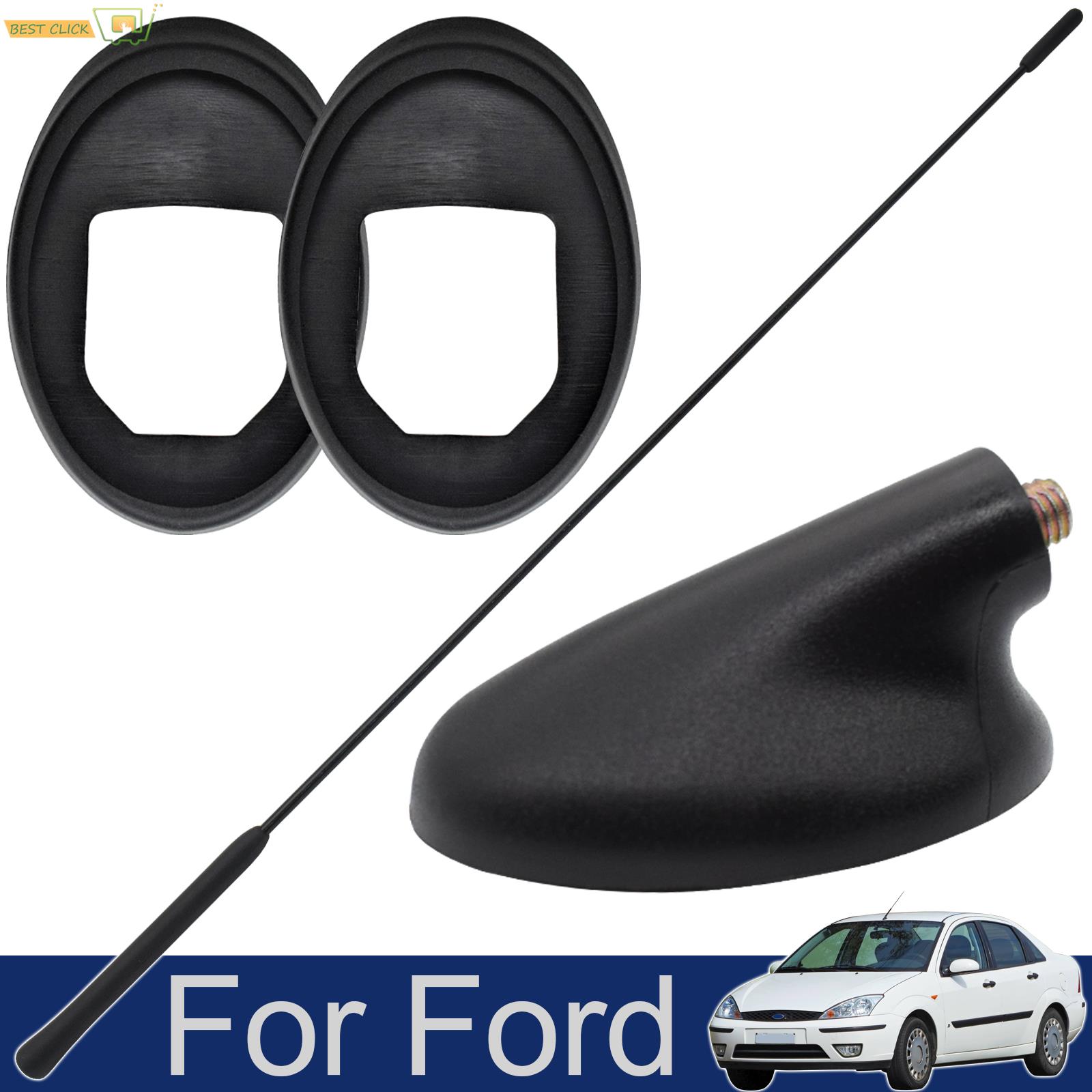 Antena de Radio para techo de coche, Base aérea, varilla de sellado de mástil de goma para Ford Focus MK1 MK2 Fiesta Mercury Cougar Mondeo CONNECT KA C-MAX FM
