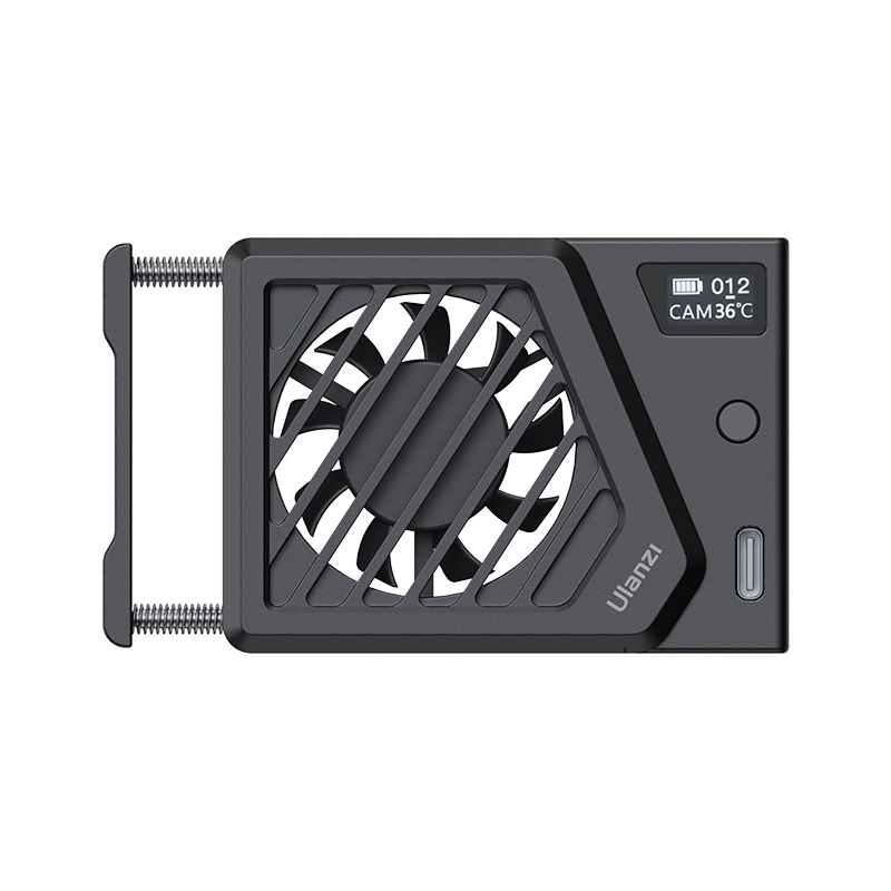 Ulanzi CA25 System chłodzenia aparatu Radiator Wentylator chłodzący do aparatu Sony Canon FUJIFILM Nikon ZV-E1 FX30 A7M4 R8 R7 R6 XT4 Z30