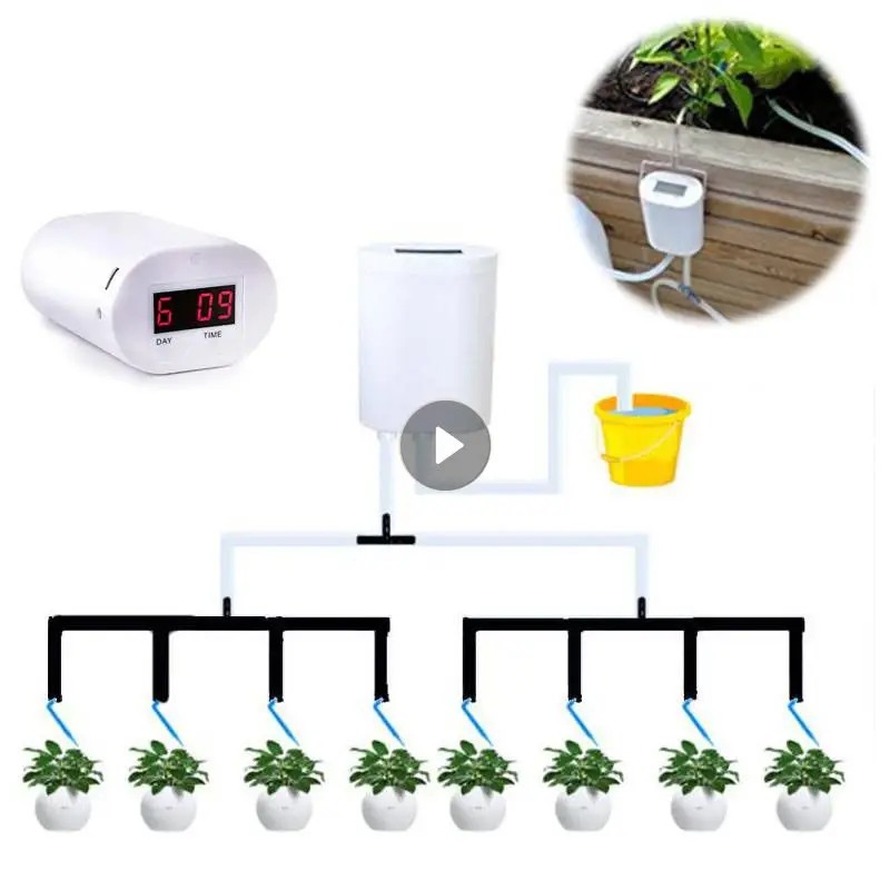 Sistema de riego automático para interiores, controlador de bomba de muchos macetas, sistema de riego por goteo de flores, aspersor de plantas, herramienta de jardín