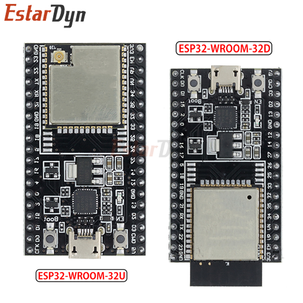 Estardyn ESP32-DevKitC Core Board Papan Pengembangan ESP32 ESP32-WROOM-32D ESP32-WROOM-32U WIFI+Bluetooth IoT NodeMCU-32