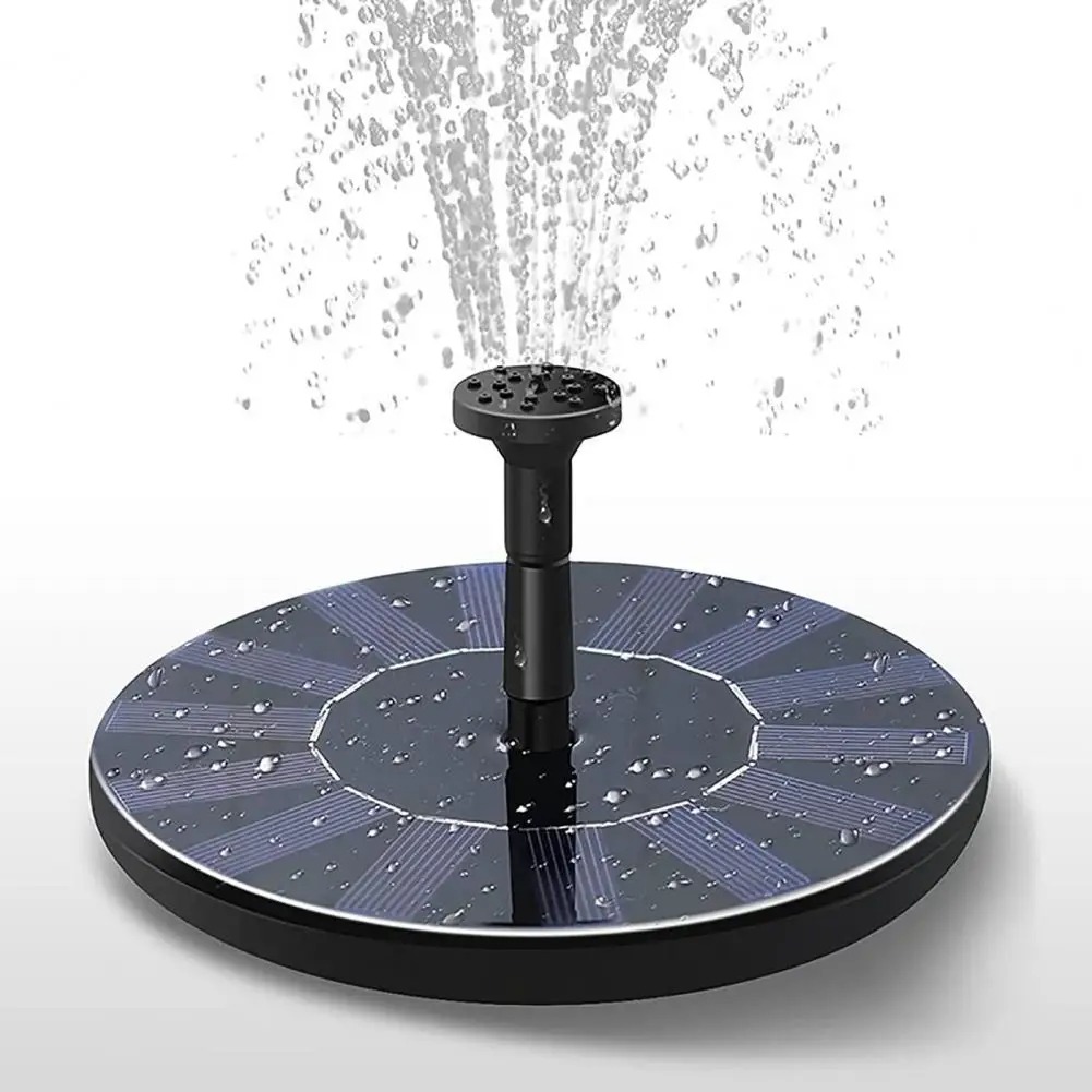 Bombas de fonte flutuantes movidas a energia solar em 13 cm, 16 cm, 18 cm Tamanhos: ideais para banhos de pássaros, piscinas de jardim e decoração de lagos