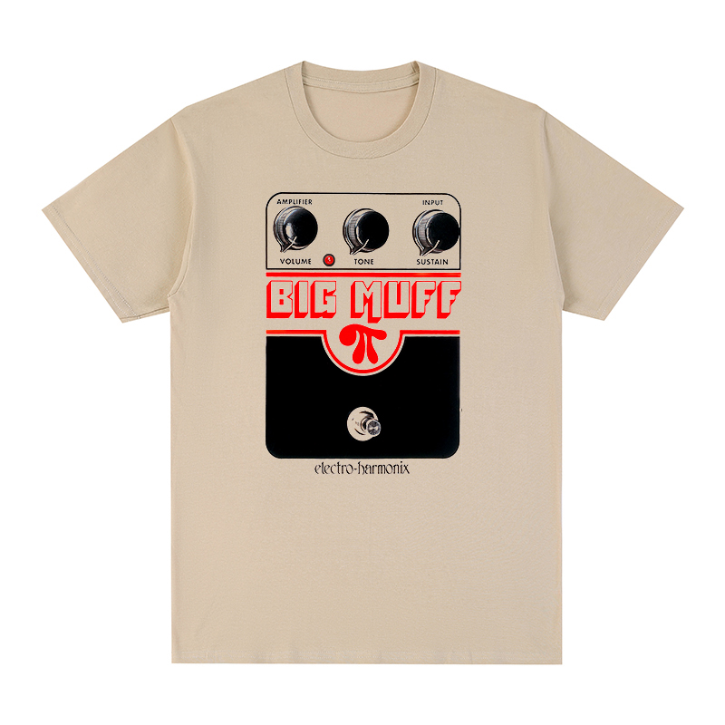 Big Muff T-shirt Gitaar Pedaal Effect Shoegaze Katoen Mannen T-shirt Nieuwe Tee T-shirt Womens Tops