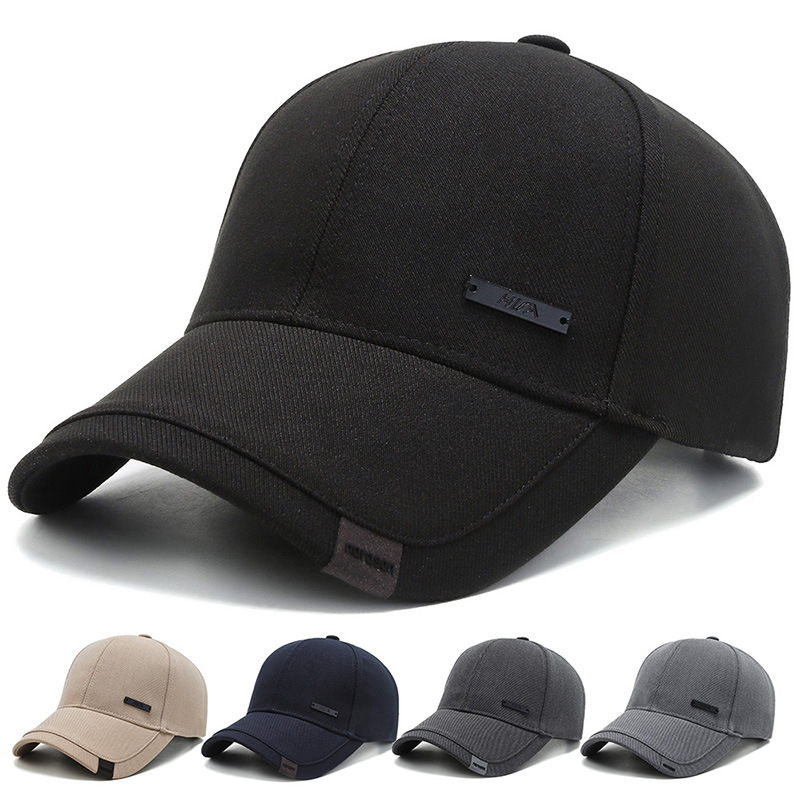 Gorras de béisbol unisex con etiqueta Hua, gorra de Hip Hop para primavera y otoño, sombreros casuales ajustables para exteriores, sombrero protector solar