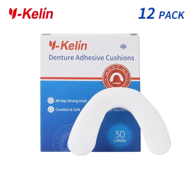 Y-Kelin Răng Giả Dán Đệm (Hạ) 360 Miếng Lót Mềm Mại & Thoải Mái Dưới Dentales Thả Vận Chuyển