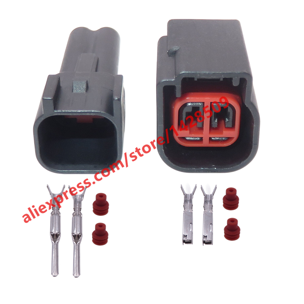 1 Set 2 Pin Konektor Tahan Air Soket Mobil untuk Ford Mondeo 1.5 Seires Konektor Memanfaatkan Kabel Klakson Pusat Mobil