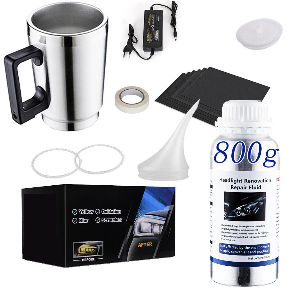 Headlight Restoration Fumigation Chemical Headlight Polishing Auto Lens Repair Kit Polymer Steam For Headlight