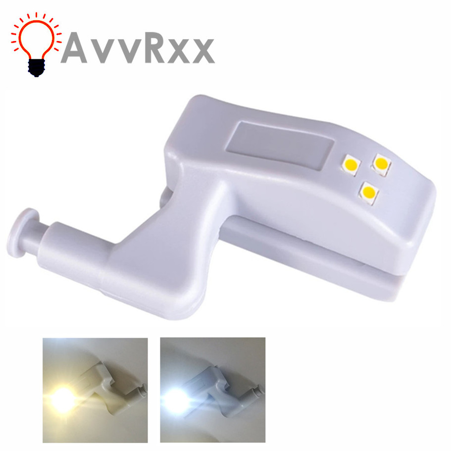 AvvRxx – lumière LED sous-meuble, capteur universel de lumière de garde-robe, lampe de charnière intérieure Armario pour placard de cuisine