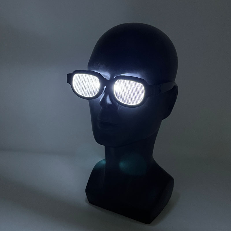 Fajne okulary LED Science Fiction Chłopcy Dziewczęta Klub nocny Disco Decor Okulary Świecące Okulary Dla Mężczyzn Kobiety