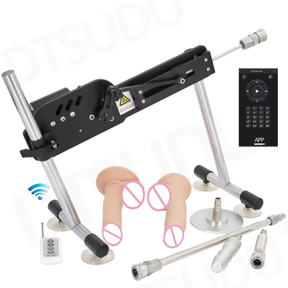 Dildo-70W-Mesin Seks Baru untuk Masturbasi Wanita RC/APP Control Mute LOVE Machine dengan Dildo Vac-U-Lock Attachment Sex Toys