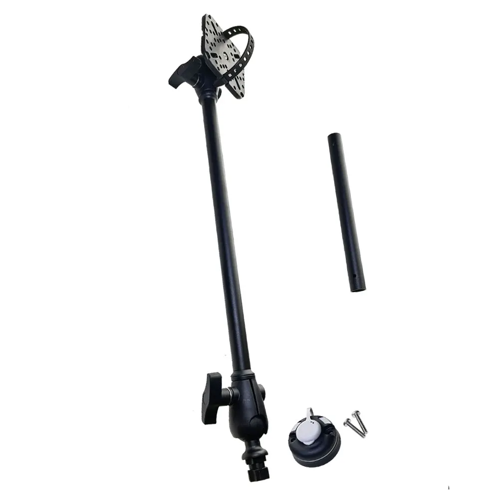 Sistem Pemasangan Lengan Braket Transduser GPS Dudukan Pencari Pancing Aluminium