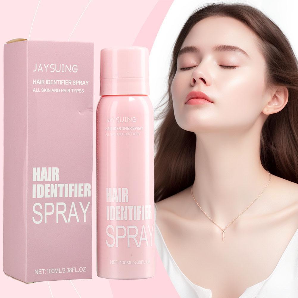 Gentle & Soothing Facial Hair Removal Set Dermaplaning Spray Powder For Facial Hair With Scraper Face Shaving Powder Spray H9S4