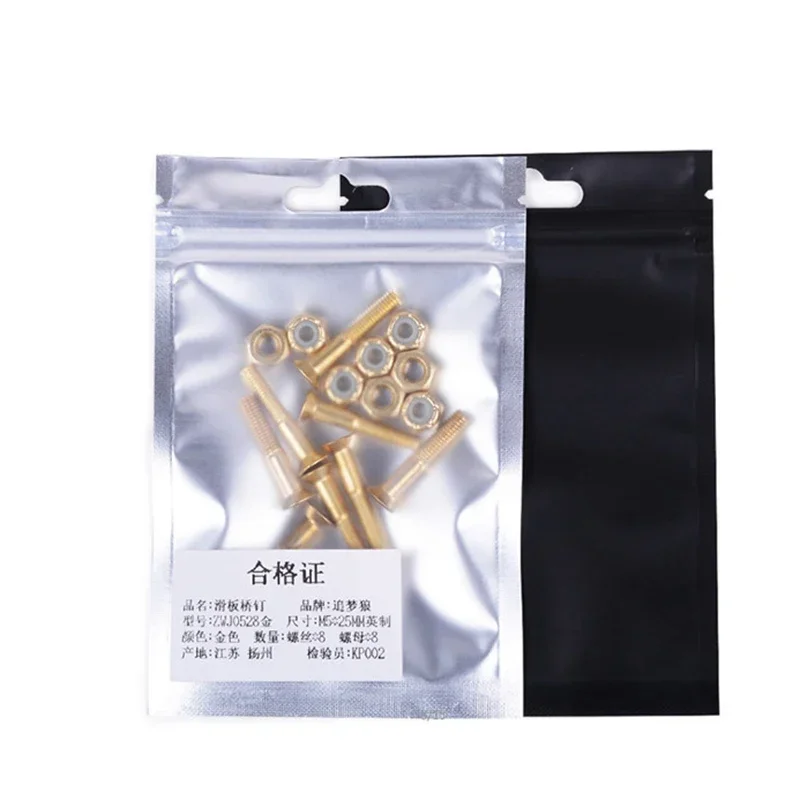 สกรูสกรู 16pcs เหล็กคาร์บอนสี่ล้อยาว M5 Nuts สเก็ตบอร์ด 25 มม.28 มม.30 มม.อุปกรณ์เสริมปฏิบัติ