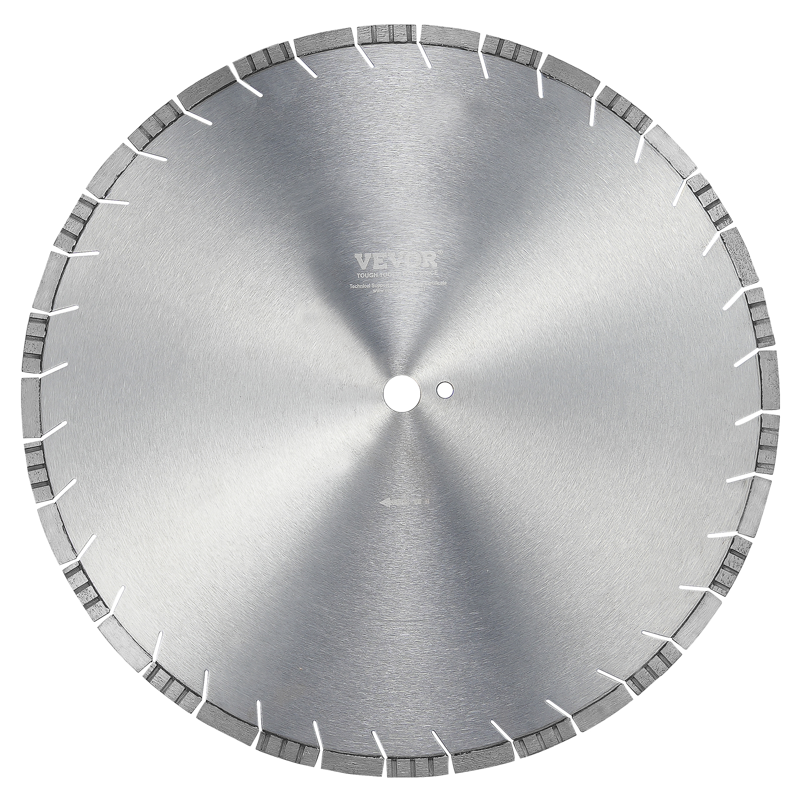 SucceBuy ใบมีดเพชร 18 นิ้วใบเลื่อยคอนกรีตเปียกแห้งฟันแบน Diamond Segment Blade Universal 1 นิ้วเส้นผ่านศูนย์กลางรูตรงกลาง