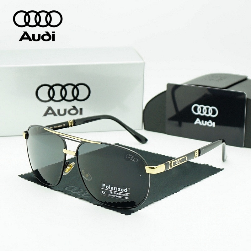Gafas de sol polarizadas AUDI para hombre, gafas de sol clásicas para conducir, protección solar UV400, gafas de piloto