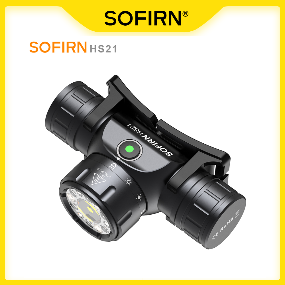Sofirn HS21 ヘッドランプ 2000lm EDC 18650 USB C 充電式懐中電灯 SFT40 Led 強力なヘッドライト IP65 赤外線誘導トーチ