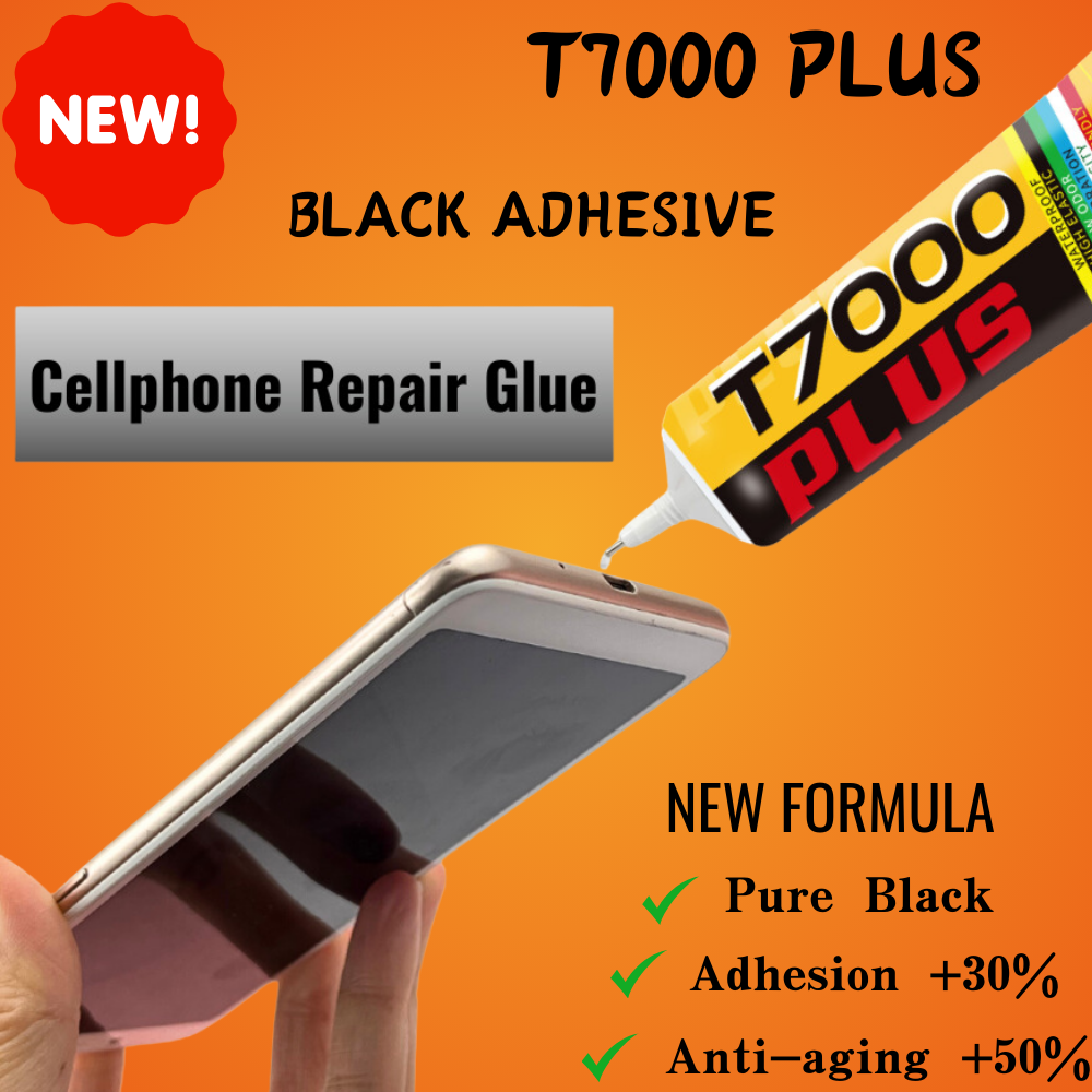 T-7000 Upgrade Black Contact Cellphone Tablet Repair Adhesive Strong T7000 PLUS Glue 15ML 50ML 110ML with Fine Needle Outlet