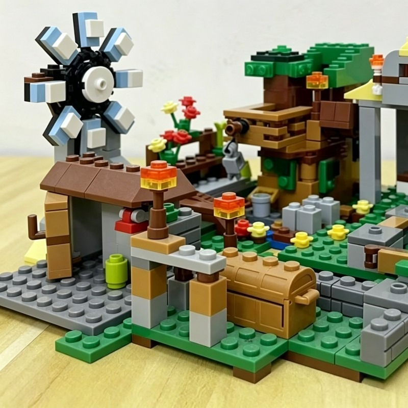 Blocos de construção de fazenda DIY para presente de aniversário