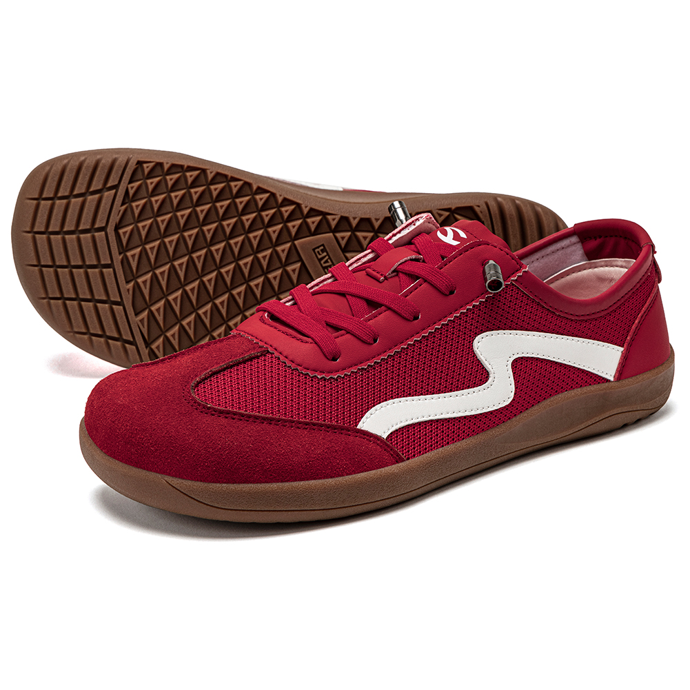 HOBIBEAR Unisex instapschoenen voor blote voeten, minimalistische sneakers met brede teen, lichtgewicht, ademende wandelschoenen voor heren en dames