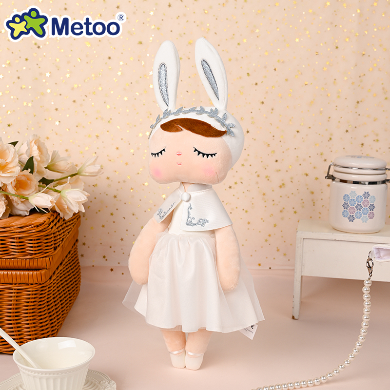 Originele Metoo Pop 2023 Nieuwe Plushies Voor Kinderen 34Cm Angela Prinses Charlotte Pop Kinderen Verjaardagscadeau Voor Meisjes En Baby