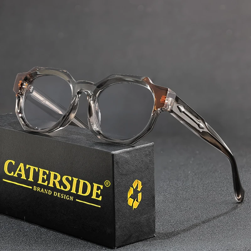 CATERSIDE rétro Punk lunettes de soleil hommes Vintage cadre épais haute qualité marque mode lunettes de soleil pour femmes fête voyage lunettes