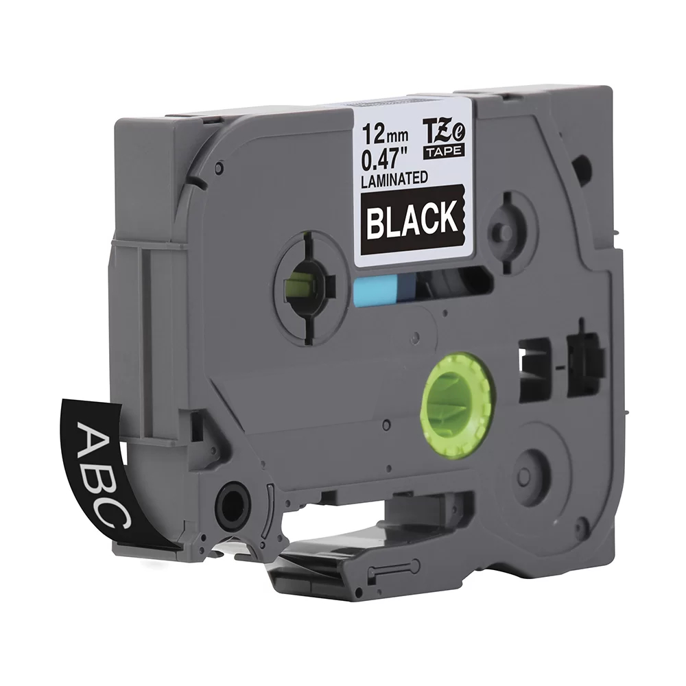 12mm Schwarz Schwarz Brother Tze-335 Kompatibel Band