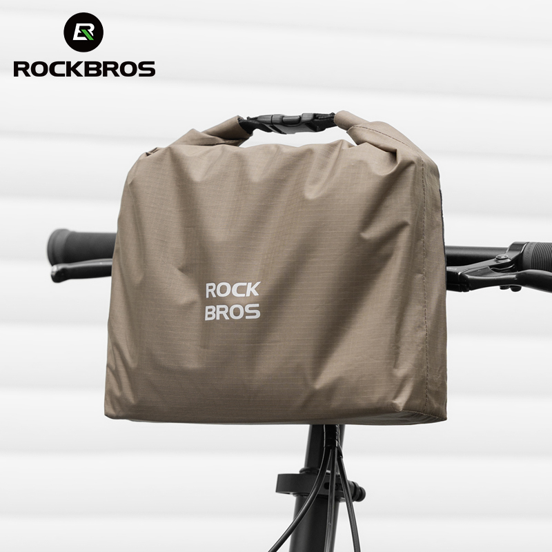 ROCKBROS tas setang sepeda antiair, tas depan sepeda kapasitas 2.5-4l untuk sepeda lipat MTB, aksesori bersepeda