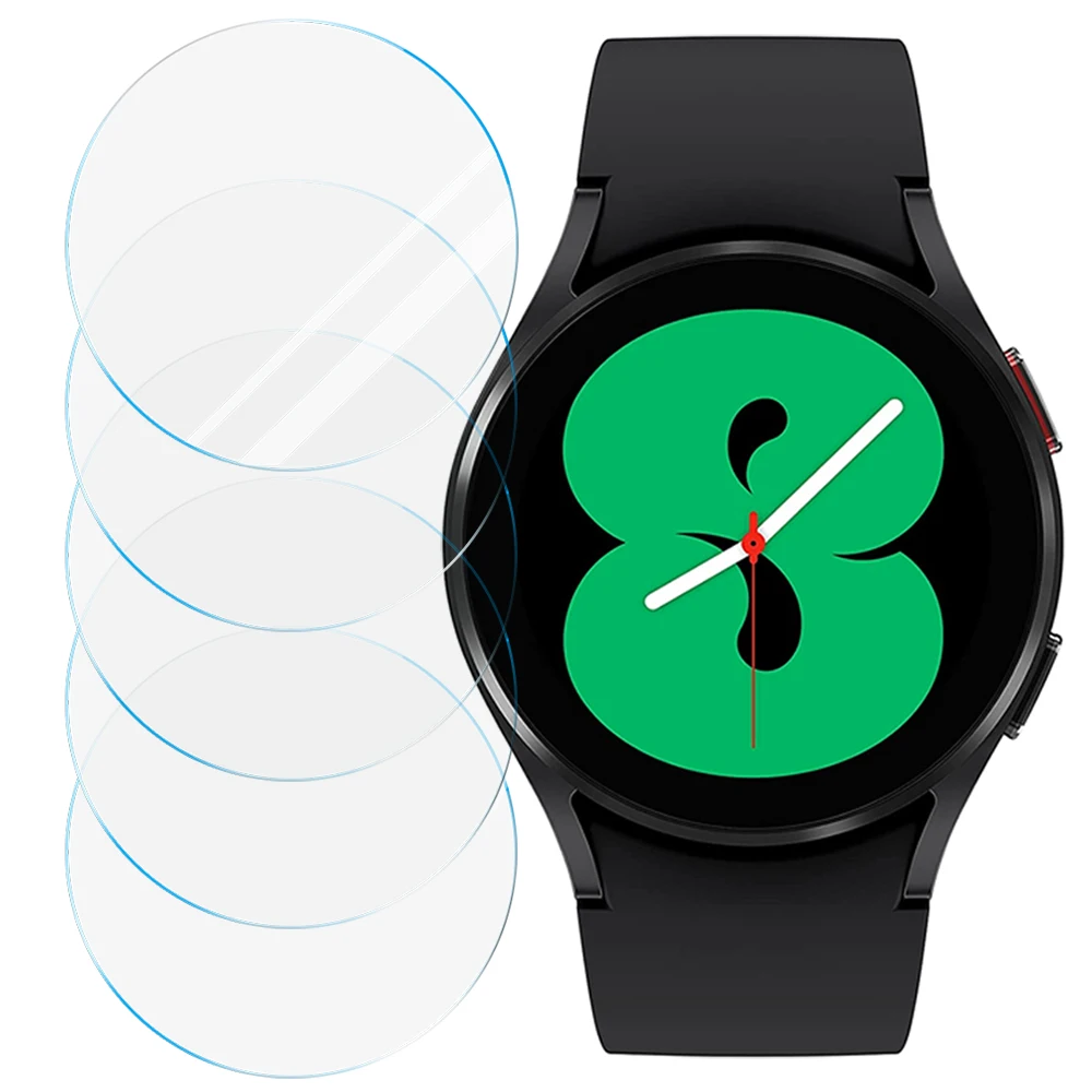 Vidrio templado para Samsung Galaxy Watch 5 4 40mm 44mm Protector de pantalla antiarañazos para Galaxy Watch 5 Pro 45mm Accesorios
