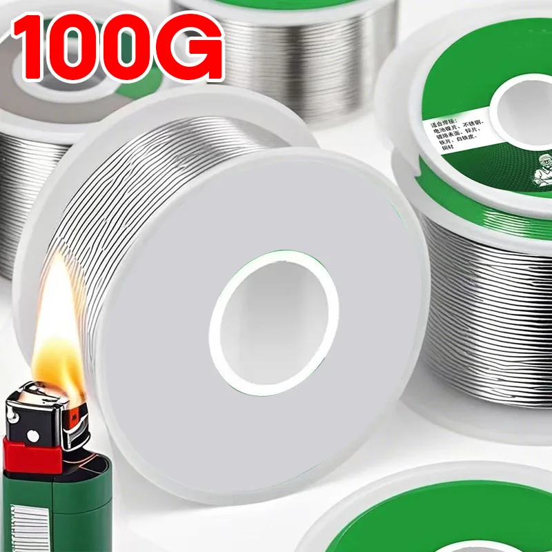 100/20g No Need Polvere di Saldatura Aste di Saldatura A Bassa Temperatura Facile Fusione Filo di Saldatura Argento Universale Asta di Saldatura Filo di Saldatura con anima