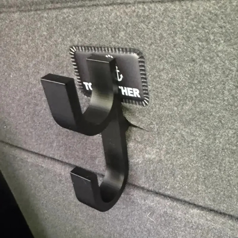 2 Ganchos para Sombrillas de Coche - Colgadores para Maletero, Universales para Sedanes con Instalación sin Taladro, Estantes de Almacenamiento Multifuncionales para el Respaldo del Asiento