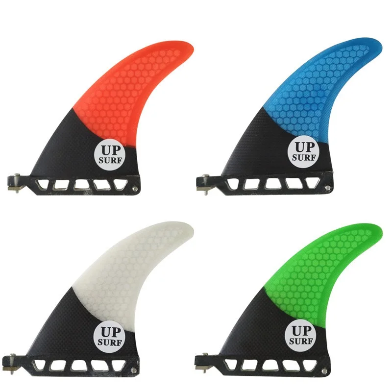 6/7/8/9 Inch Longboard Fin Center Fin Single Tab Honeycomb Fiberglass Fins Surfboard For Sup Paddle Barbatanas De Surf Masculino